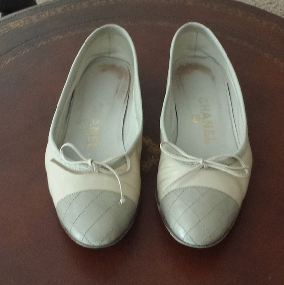 AUTH CHANEL ballerina flats, shoes Size 6 (36) - Picture 6 of 12